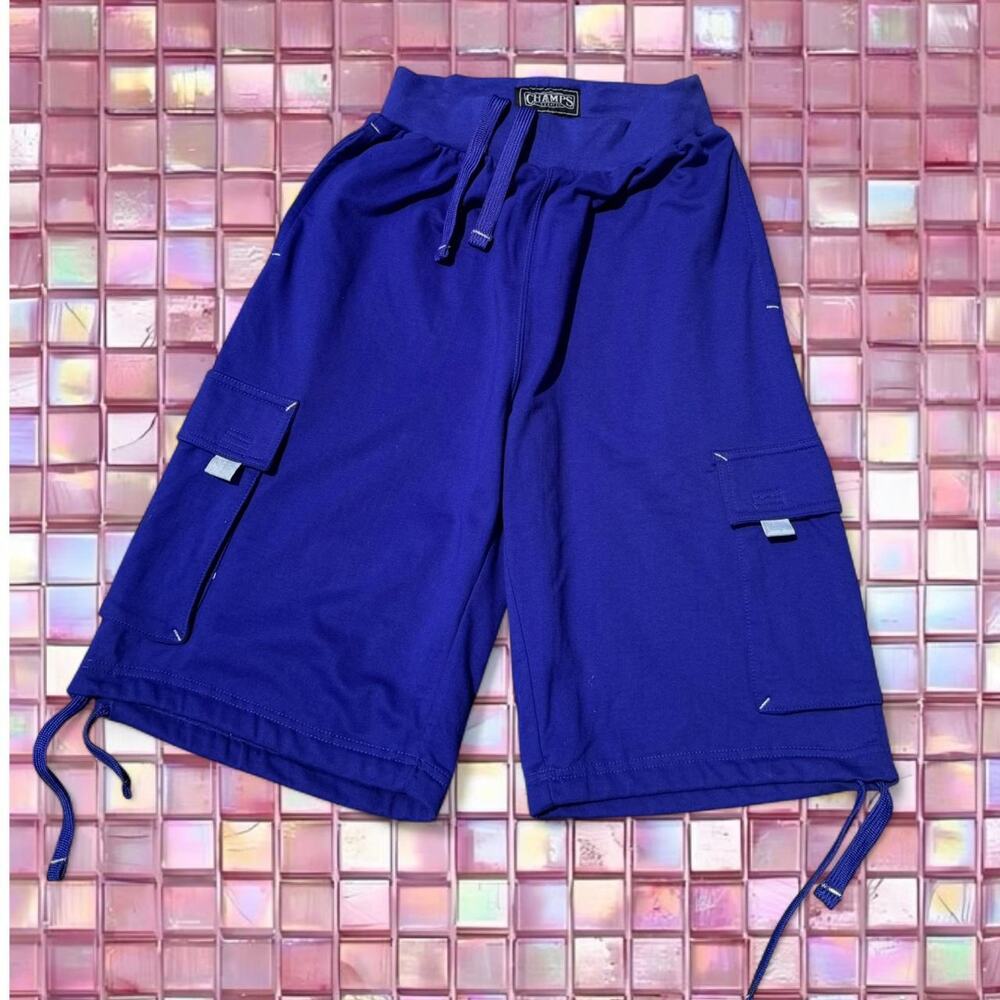 Vintage champion cargo sweatshorts in